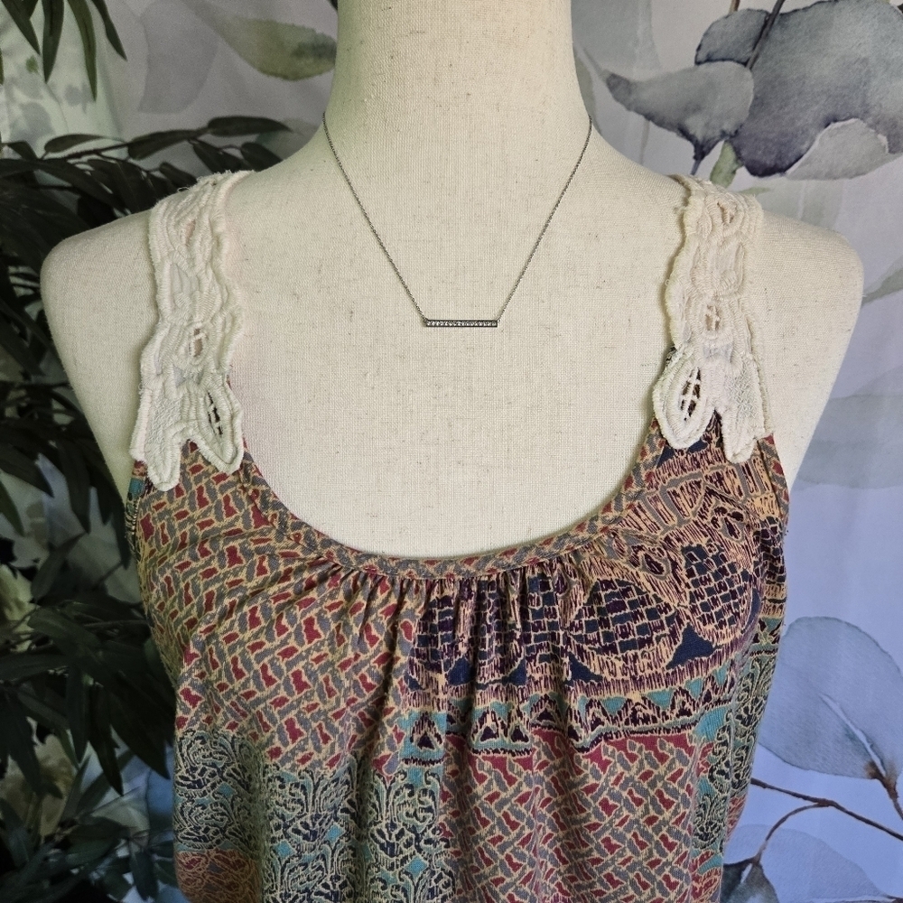 POETRY | Cami Muscle Tank in Multi sz 1X - Picture 2 of 8